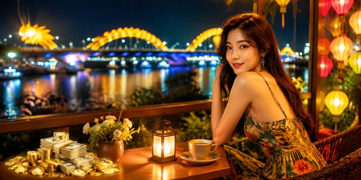 Người dùng tại Đà Nẵng thư giãn với cà phê và nhận cashback bonus từ nền tảng trực tuyến