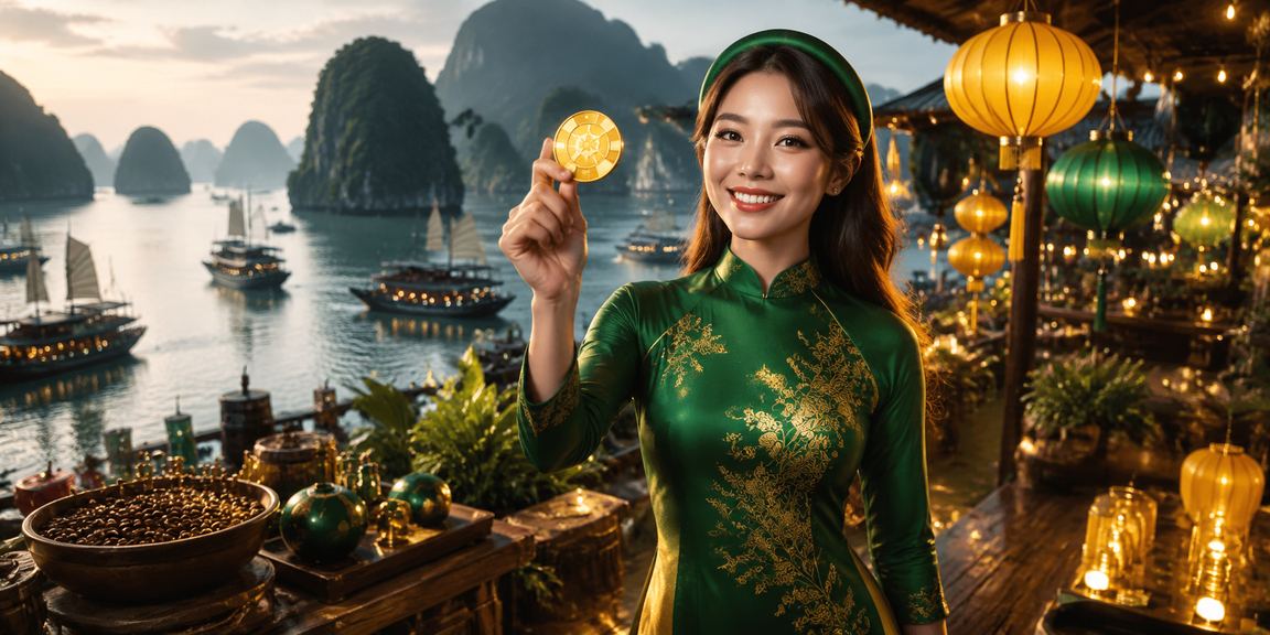 Người dùng Việt Nam truy cập tài khoản 70d tại vịnh Hạ Long